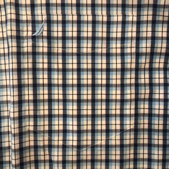 COPY - Nautica blue/navy/white button down - Picture 2 of 3
